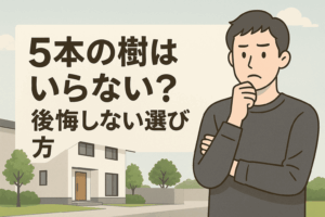 積水ハウス5本の樹はいらないと後悔する前に知るべき真実