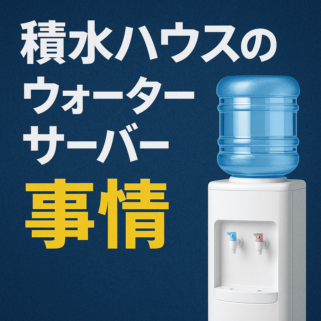 積水ハウスウォーターサーバー事情