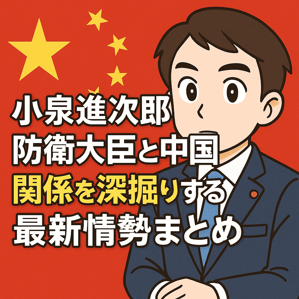小泉進次郎防衛大臣と中国関係を深掘りする最新情勢まとめ
