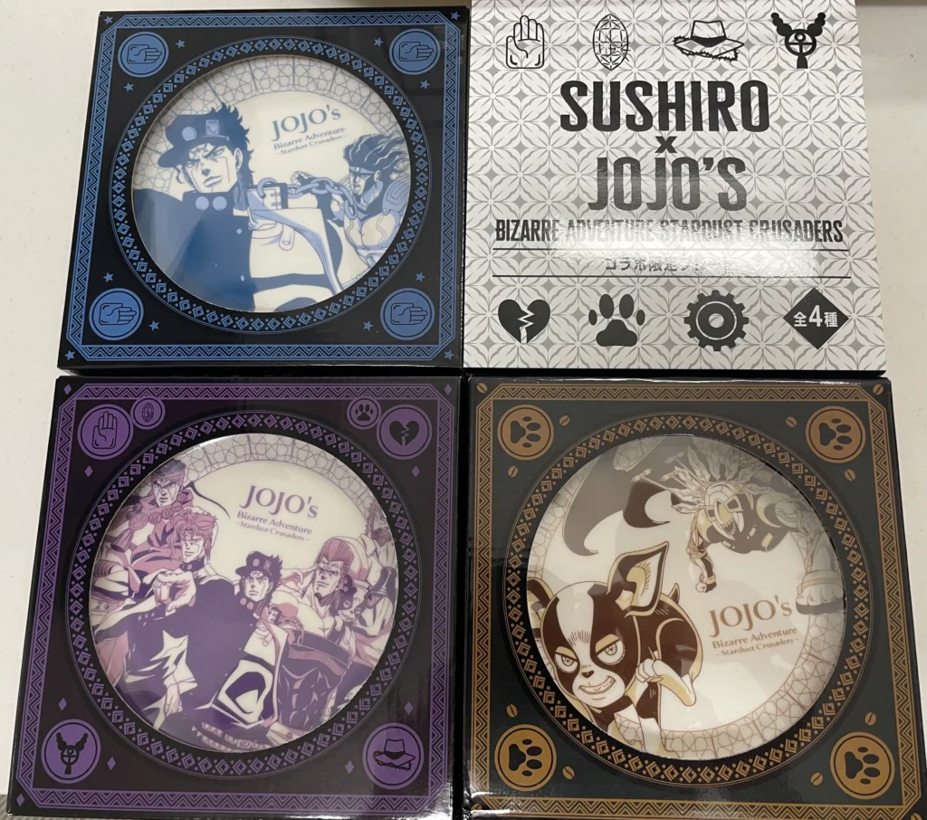 ジョジョの奇妙な冒険コラボ限定プレート付き画像
